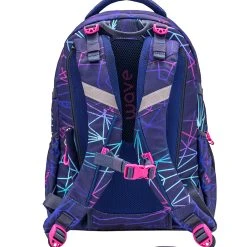 Wave Rucksack "Infinity Stripes Purple" Schwarz, H 43 Cm B 31 Cm T 22 Cm -Yeaz Geschäft wave rucksack infinity stripes purple schwarz h 43 cm b 31 cm t 22 cm 4