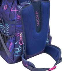 Wave Rucksack "Infinity Stripes Purple" Schwarz, H 43 Cm B 31 Cm T 22 Cm -Yeaz Geschäft wave rucksack infinity stripes purple schwarz h 43 cm b 31 cm t 22 cm 5
