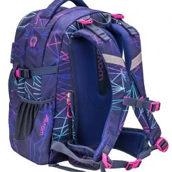 Wave Rucksack "Infinity Stripes Purple" Schwarz, H 43 Cm B 31 Cm T 22 Cm -Yeaz Geschäft wave rucksack infinity stripes purple schwarz h 43 cm b 31 cm t 22 cm 6