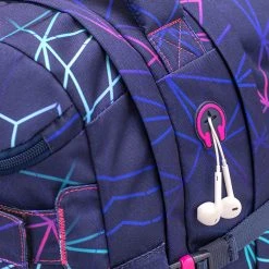 Wave Rucksack "Infinity Stripes Purple" Schwarz, H 43 Cm B 31 Cm T 22 Cm -Yeaz Geschäft wave rucksack infinity stripes purple schwarz h 43 cm b 31 cm t 22 cm 8