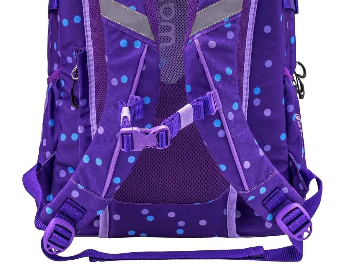 Wave Schulrucksack Set 4-tlg Infinity In Purple Dots 7 Wave Schulrucksack Set 4-tlg Infinity In Purple Dots – Bild 7