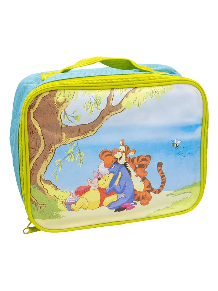 Winnie Puuh Lunchtasche "Winnie" In Grün/ Hellblau - (B)18 X (H)24 X (T)9 Cm 1 Winnie Puuh Lunchtasche "Winnie" In Grün/ Hellblau - (B)18 X (H)24 X (T)9 Cm