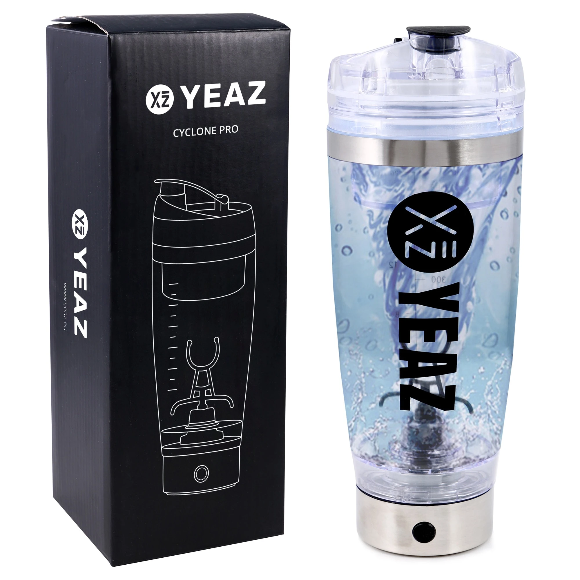 YEAZ CYCLONE PRO Elektrischer Mixer USB 600ml In Transparent 3 YEAZ CYCLONE PRO Elektrischer Mixer USB 600ml In Transparent – Bild 3