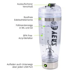 YEAZ CYCLONE PRO Elektrischer Mixer USB 600ml In Transparent 9 YEAZ CYCLONE PRO Elektrischer Mixer USB 600ml In Transparent -Yeaz Geschäft yeaz cyclone pro elektrischer mixer usb 600ml in transparent 3