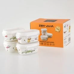 Zen 4er-Set: Frischhaltedosen In Weiß - (B)10 X (H)4 X (T)6,5 Cm -Yeaz Geschäft zen 4er set frischhaltedosen in weiss b 10 x h 4 x t 6 5 cm 3